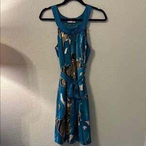The Limited Blue Halter Midi Sundress